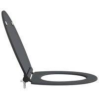 Toiletzitting Antraciet 47 x 37,5 x 3,8 cm Duroplast 6