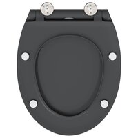 Toiletzitting Antraciet 47 x 37,5 x 3,8 cm Duroplast 8