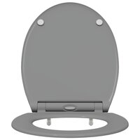 Toiletzitting Grijs 47 x 37,5 x 3,8 cm Duroplast 5