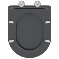 Toiletzitting Antraciet 47 x 36 x 3,4 cm Duroplast 5