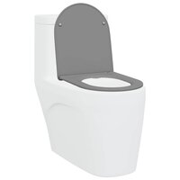 Toiletzitting Grijs 47 x 36 x 3,4 cm Duroplast 3
