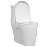 Toiletzitting Verstelbaar Wit 48 x 36,5 x 4,5 cm Polypropyleen 3