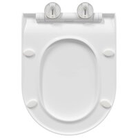 Toiletzitting Verstelbaar Wit 50 x 36,5 x 5 cm Polypropyleen 9