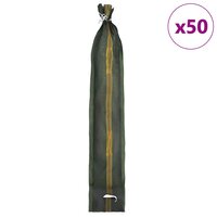 Zandzakken 50 pcs Groen 120 x 27 cm HDPE 3