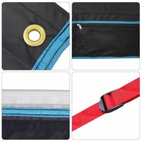 Tentorganizer Zwart en Blauw 98 x 47 cm oxford 7
