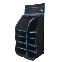 Hangende Tentorganizer 10 Vakken Zwart 40,5 x 25 x 80 cm 2