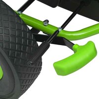 Skelter met pedalen en verstelbare zitting groen 5