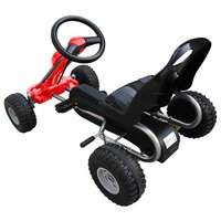 Skelter met pedalen rood 3