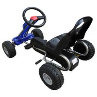 Skelter met pedalen blauw 3