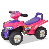 Loopquad met licht en geluid roze en paars 3