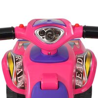 Loopquad met licht en geluid roze en paars 4