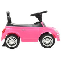 Loopauto Fiat 500 roze 5