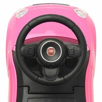 Loopauto Fiat 500 roze 7