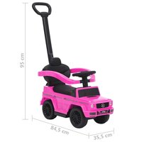 Duw-loopauto G63 roze 9