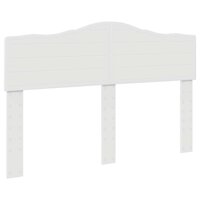 Opslag bed met hoofdeinde Wit 140 x 190 cm Bewerkt hout 7