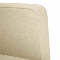 Loveseat Bank Cr&egrave;me 111 cm Stof 6