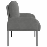 Banken met kussen 55cm Donkergrijs Multiplex 5