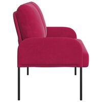 Banken met kussen 110cm Wijnrood Multiplex 5