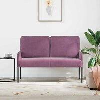 Banken met kussen 110cm Paars Multiplex 3