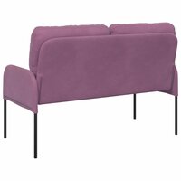 Banken met kussen 110cm Paars Multiplex 6