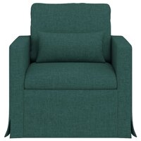 Bank Donkergroen 78 x 78 x 80 cm Stof 4