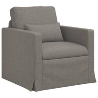 Bank Taupe 78 x 78 x 80 cm Stof 2