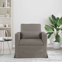 Bank Taupe 78 x 78 x 80 cm Stof 3