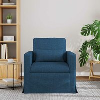 Bank Blauw 78 x 78 x 80 cm Stof 3