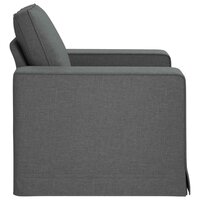 Bank Donkergrijs 103 x 80 x 82 cm Stof 5