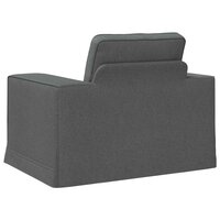 Bank Donkergrijs 103 x 80 x 82 cm Stof 6