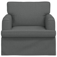 Bank Donkergrijs 84 x 80 x 85 cm Stof 4