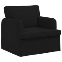Bank Zwart 84 x 80 x 85 cm Stof 2
