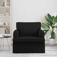 Bank Zwart 84 x 80 x 85 cm Stof 3