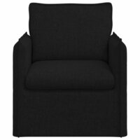 Bank Zwart 195 x 82 x 85 cm Stof 4