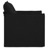 Bank Zwart 195 x 82 x 85 cm Stof 5