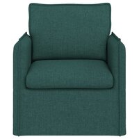 Bank Donkergroen 195 x 82 x 85 cm Stof 4