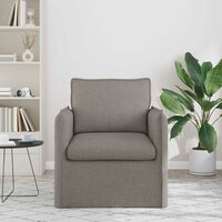 Bank Taupe 195 x 82 x 85 cm Stof 3