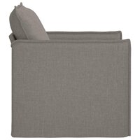 Bank Taupe 195 x 82 x 85 cm Stof 5
