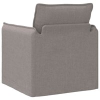 Bank Taupe 195 x 82 x 85 cm Stof 6