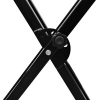 Verstelbare keyboardstandaard dubbel X-frame 4