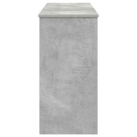 Keyboardstand Beton Grijs 120 x 32 x 64 cm Bewerkt hout 6