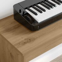 Keyboardstand Artisan Eiken 120 x 32 x 64 cm Bewerkt hout 4