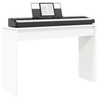 Keyboardstand Wit 100 x 32 x 64 cm Bewerkt hout 3