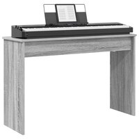 Keyboardstand Grijs Sonoma 100 x 32 x 64 cm Bewerkt hout 3