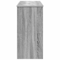Keyboardstand Grijs Sonoma 100 x 32 x 64 cm Bewerkt hout 6