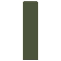 Pakketbrievenbus met opslag Olijf Groen 44 x 22 x 82 cm Staal 6