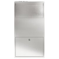 Pakketbrievenbus Zilver 44 x 22 x 82 cm Roestvrij staal 5