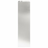 Pakketbrievenbus Zilver 44 x 22 x 82 cm Roestvrij staal 6