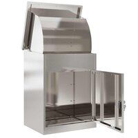 Pakketbrievenbus Zilver 47,5 x 38 x 59 cm Roestvrij staal 4