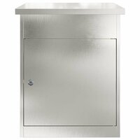 Pakketbrievenbus Zilver 47,5 x 38 x 59 cm Roestvrij staal 5